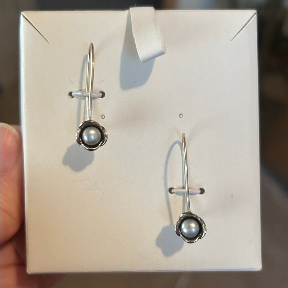 Pandora Sterling Silver Bloom Dangle Earrings